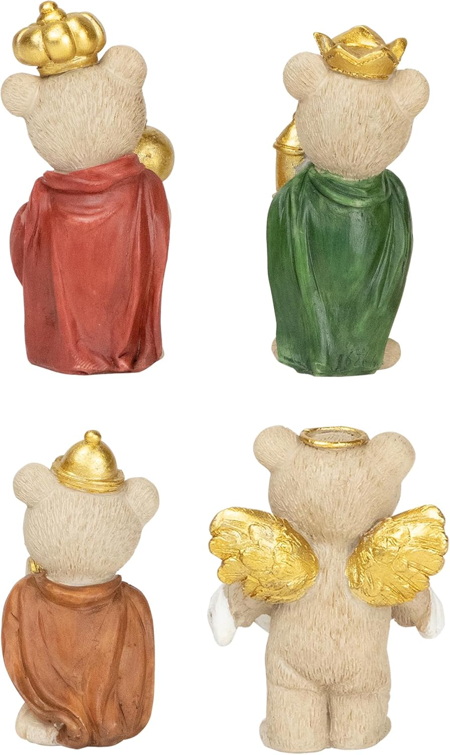 Northlight Bears Christmas Nativity Set - 4.5" - 8-Piece