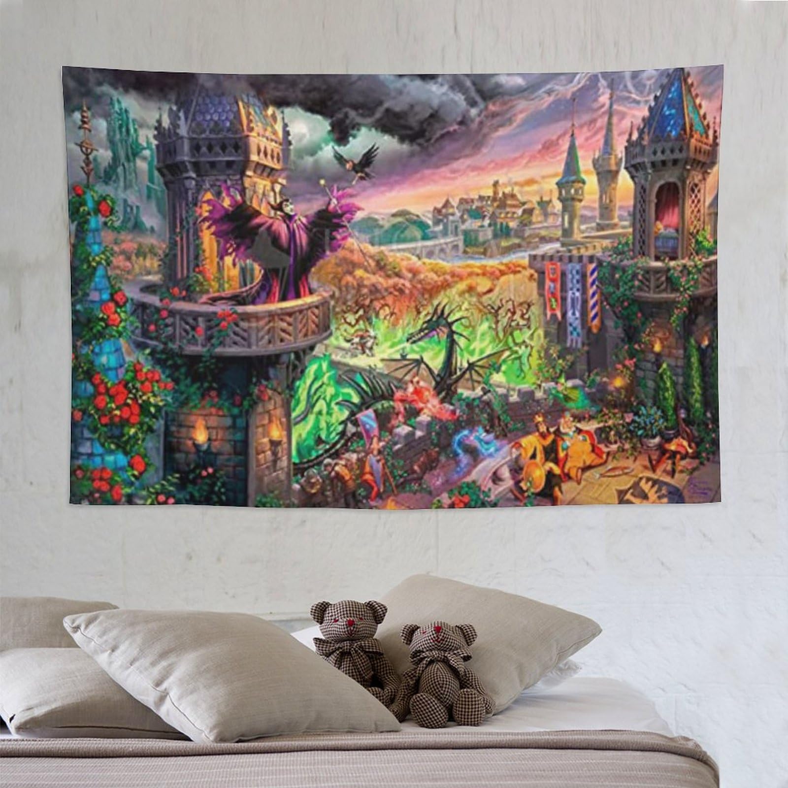 Amazon.co.jp: Thomas Kinkade トーマス キンケイド マレフィセント 