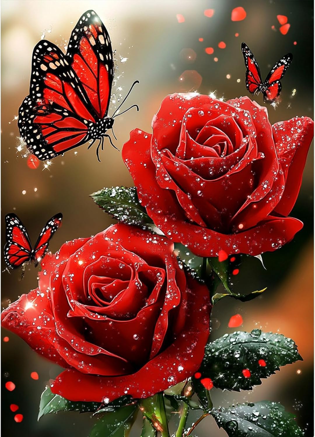 MAXBYE Diamond Painting 5D Papillon Kit Complet 30x40cm