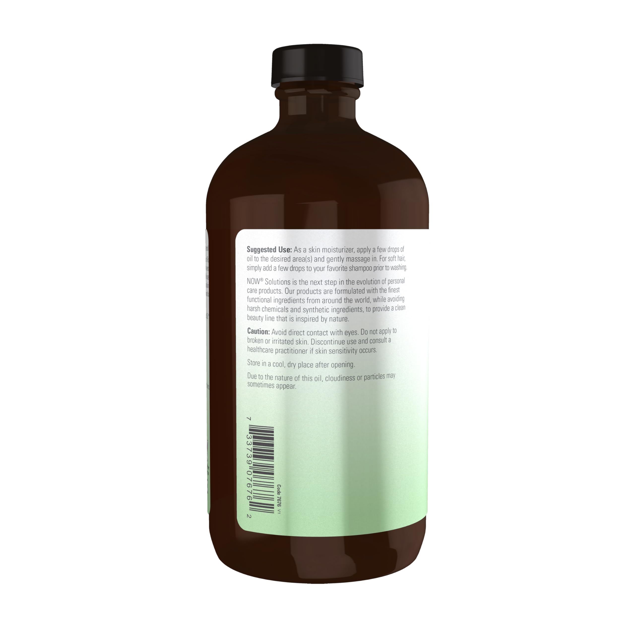 NOW Solutions, Organic Castor Oil, 100% Pure Versatile Skin Care, Multi-Purpose Skin Softener, 16 Fl. oz