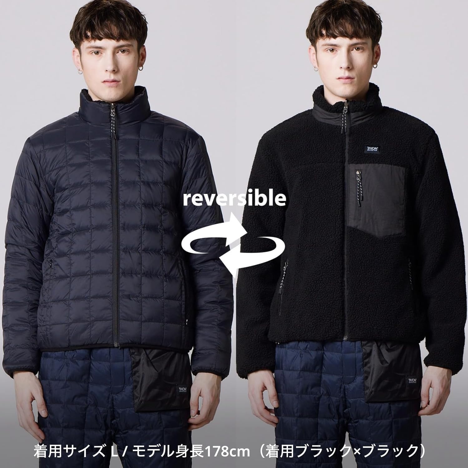 ブラックフリースジャケットTAION　XL 楽天市場】フリース（ブランドタイオン）（コート・ジャケット｜メンズ