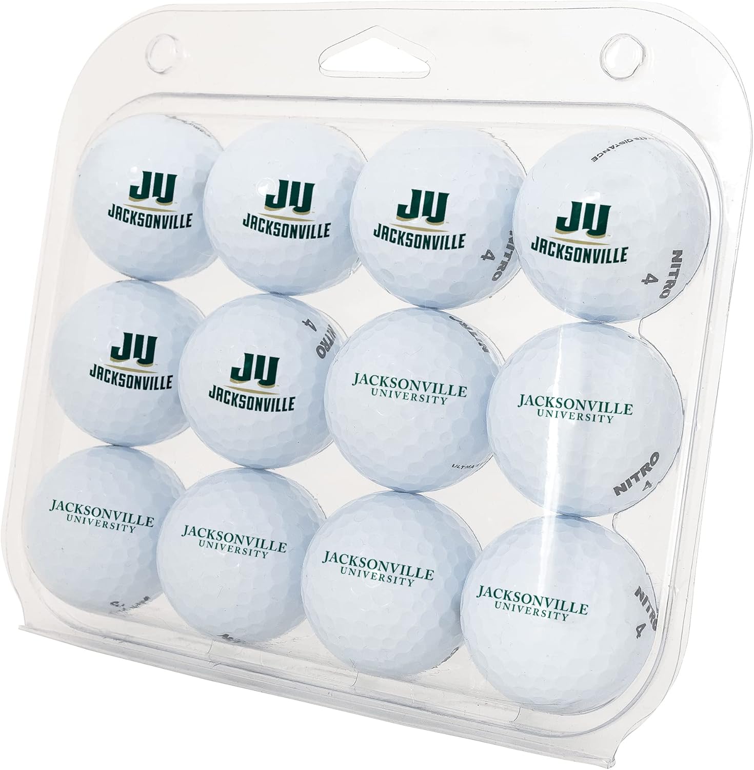 Desert Cactus Jacksonville University Golf Balls 12 Pack – JU Dolphins Full Color Dozen – Officially Licensed Sport Team Accessory