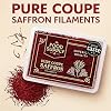 Saffron, Finest Pure Premium Saffron Safran, Great Taste Award Winner 2023, The Food Supply Saffron is CERTIFIED Grade A++, LAB TESTED, Highest Grade for Saffron for Tea (1g Powder (Pack of 1))