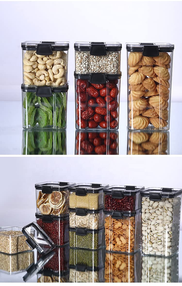 6 Pack Airtight Food Storage Container Set Kitchen & Pantry