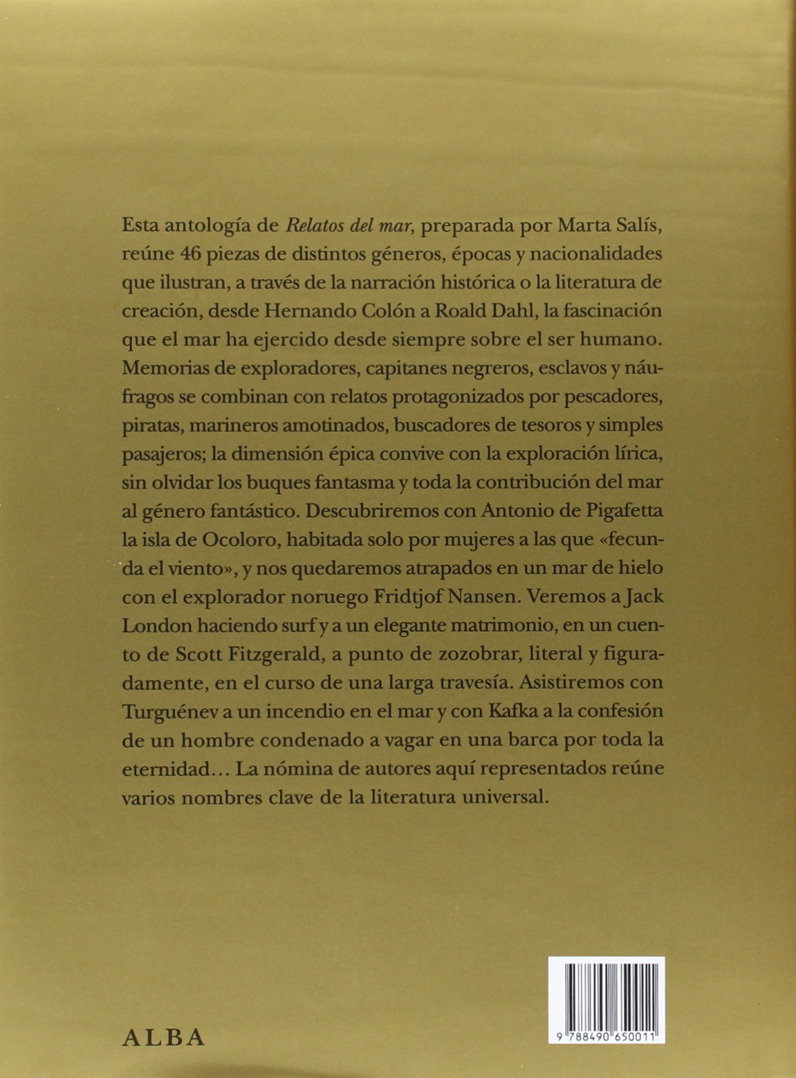 Relatos del mar (Clásica Maior)