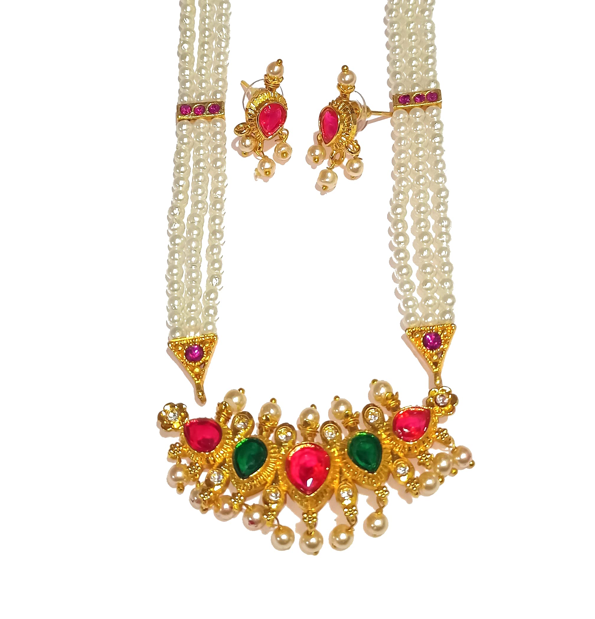 Festive Special Traditional Golden Tanmani Necklace Maharashtrian Long Moti Necklace With Earrings By Shrungarika For Women (Ns-175) (B0BGN8D281) Amazon Price History, Amazon Price Tracker
