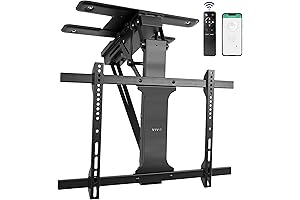 VIVO Electric Flip Down Swiveling Ceiling TV Mount for Large Flat Screens