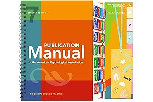 Printable Publication Manual of the American Psychological Association 7th Edition, APA Manual...