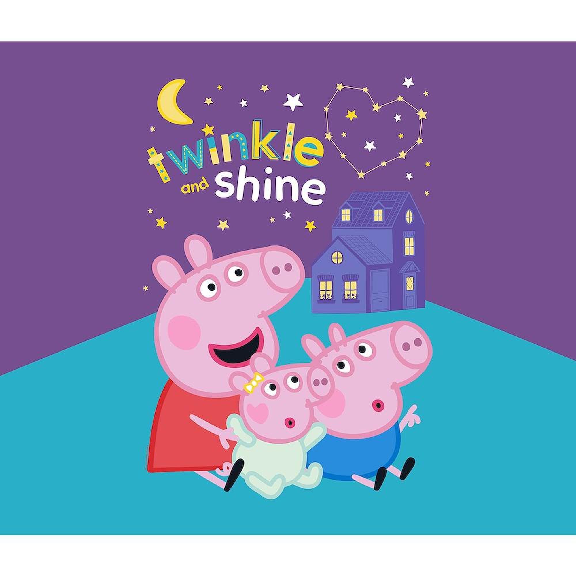 CafePress Peppa Pig: Twinkle and Shine King Duvet Cover, Printed Comforter Cover, Unique Bedding