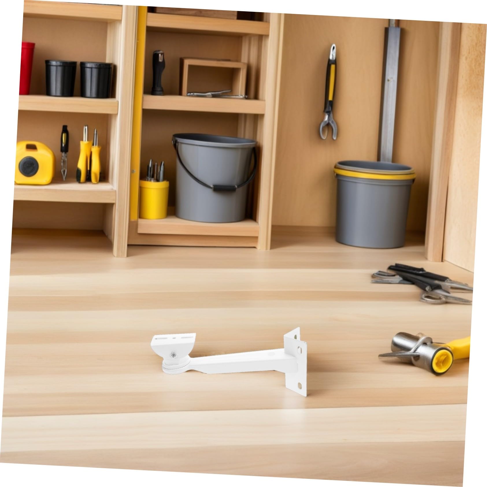 2 Sätze Eckhalterung für Überwachungskameras mit Verstellbarem Verlängerungsstab Flexible Montage für Wand Deckenbefestigung für Umfassende Sicherheitsabdeckung