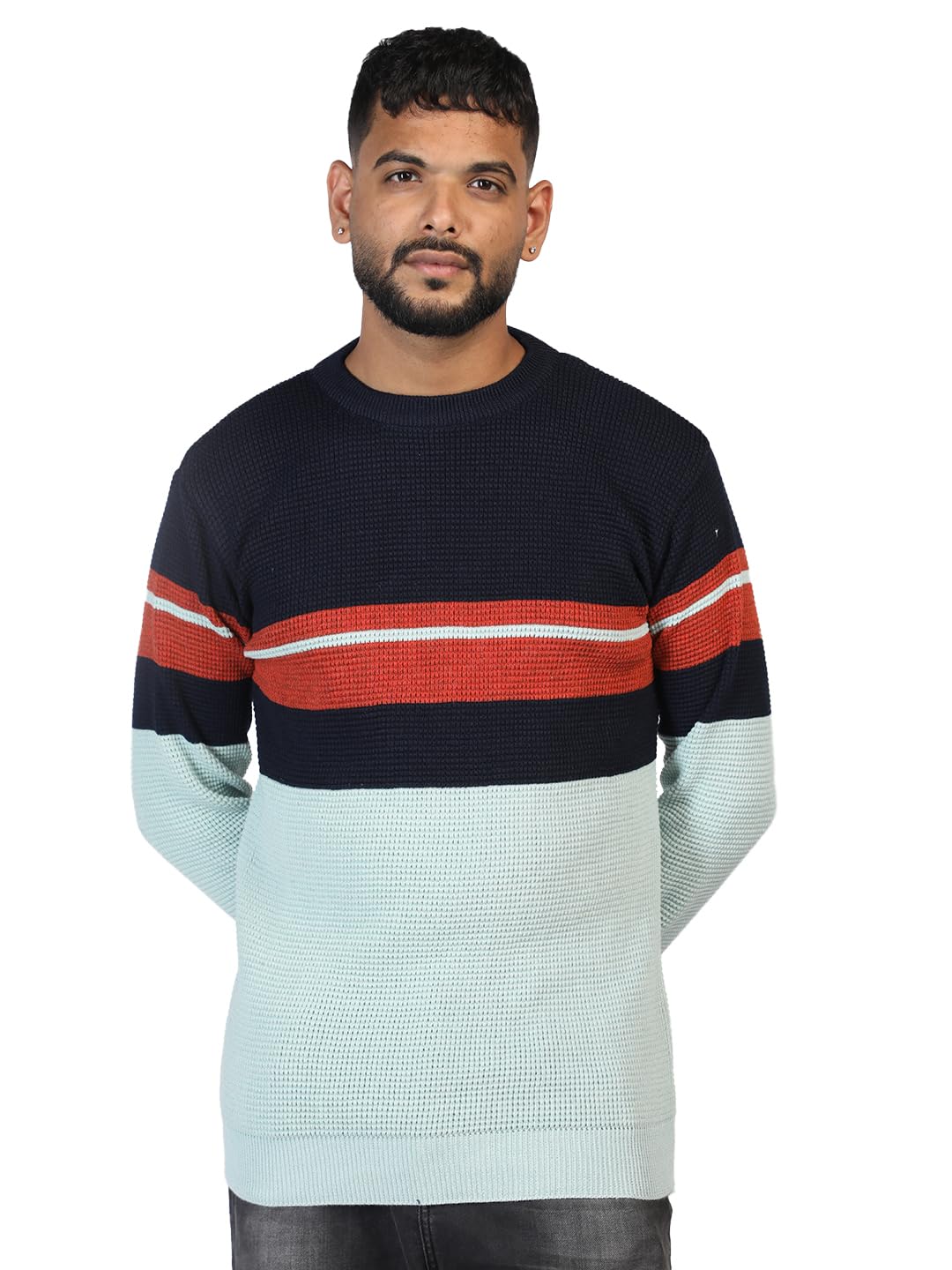 porshe Round Neck Winter Pullover Sweater for Men Soft Fabric Regular Fit Stylish & Cozy Si_103-picture-13