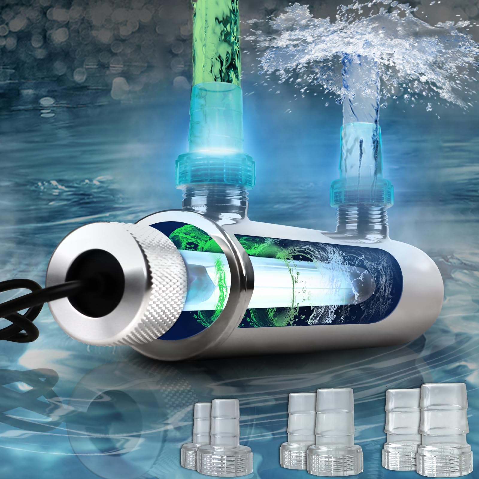 Amazon.com: UV Pond Water Clarifier for 20-300 Gallon, UV ...