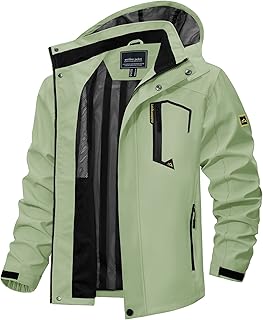 Sponsored You’re seeing this ad based on the product’s relevance to your search query.Learn more about this advertisement TACVASEN Men's Outdoor Jacket Lightweight Water-Repellent Hiking Jacket Transition Jacket Functional Jacket with Removable Hood