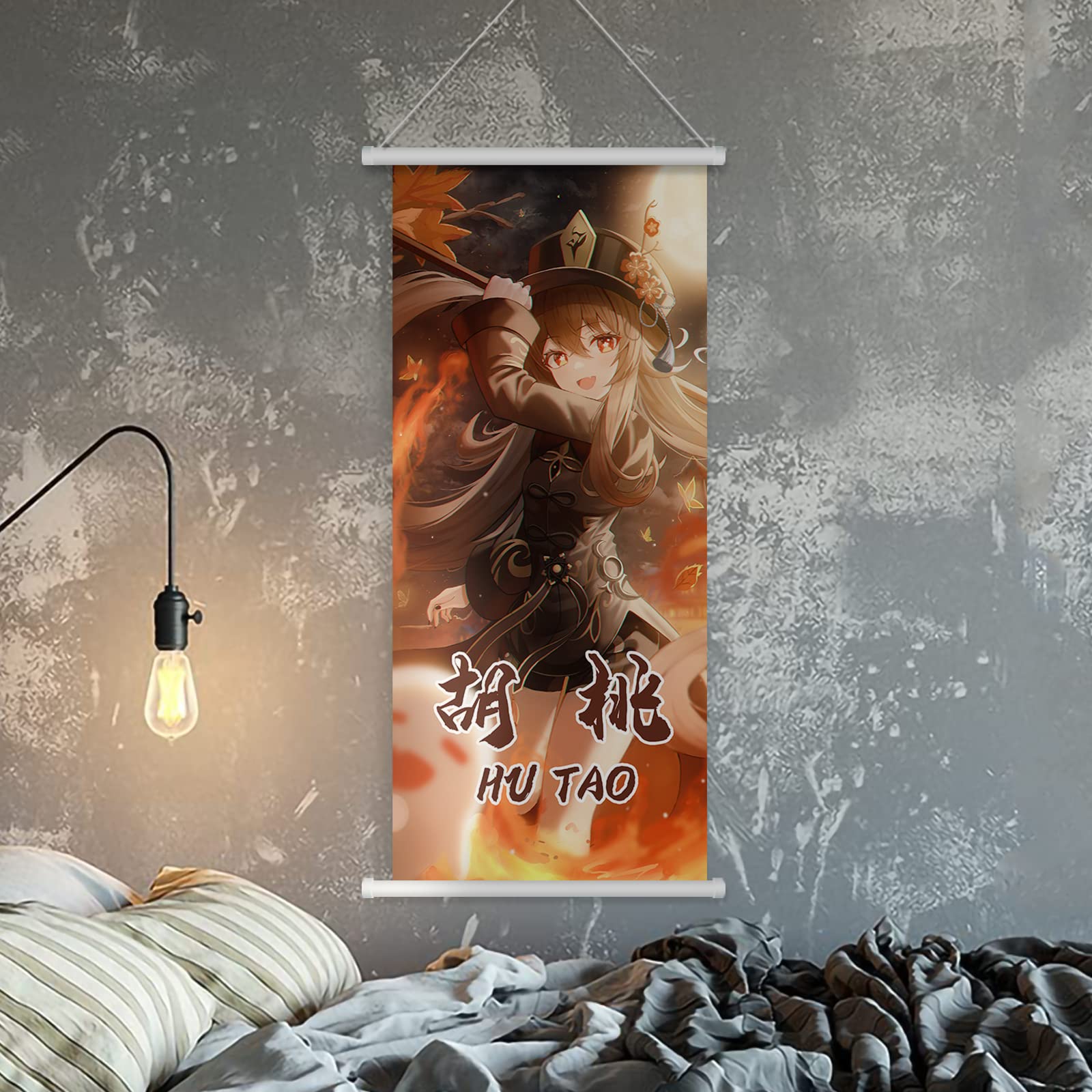Japanische klassische Anime Genshin Impact Wand Deco Kunst Poster Druck für Raum