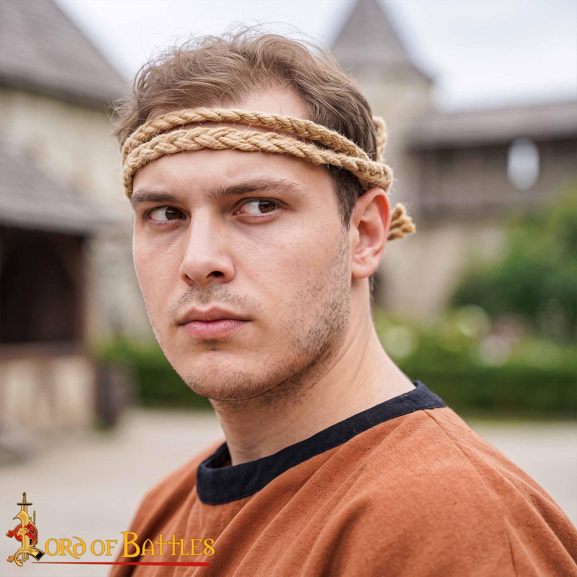 Lord of Battles Fionda baleari greca romana realizzata a mano con corde intrecciate per rievocazioni storiche