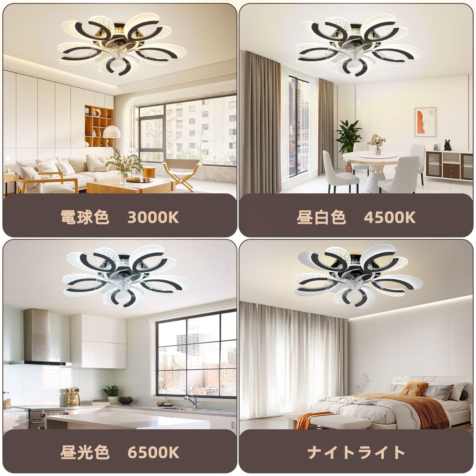 Amazon.co.jp : 「節電対策」ZXhome シーリングファンライト ファン 