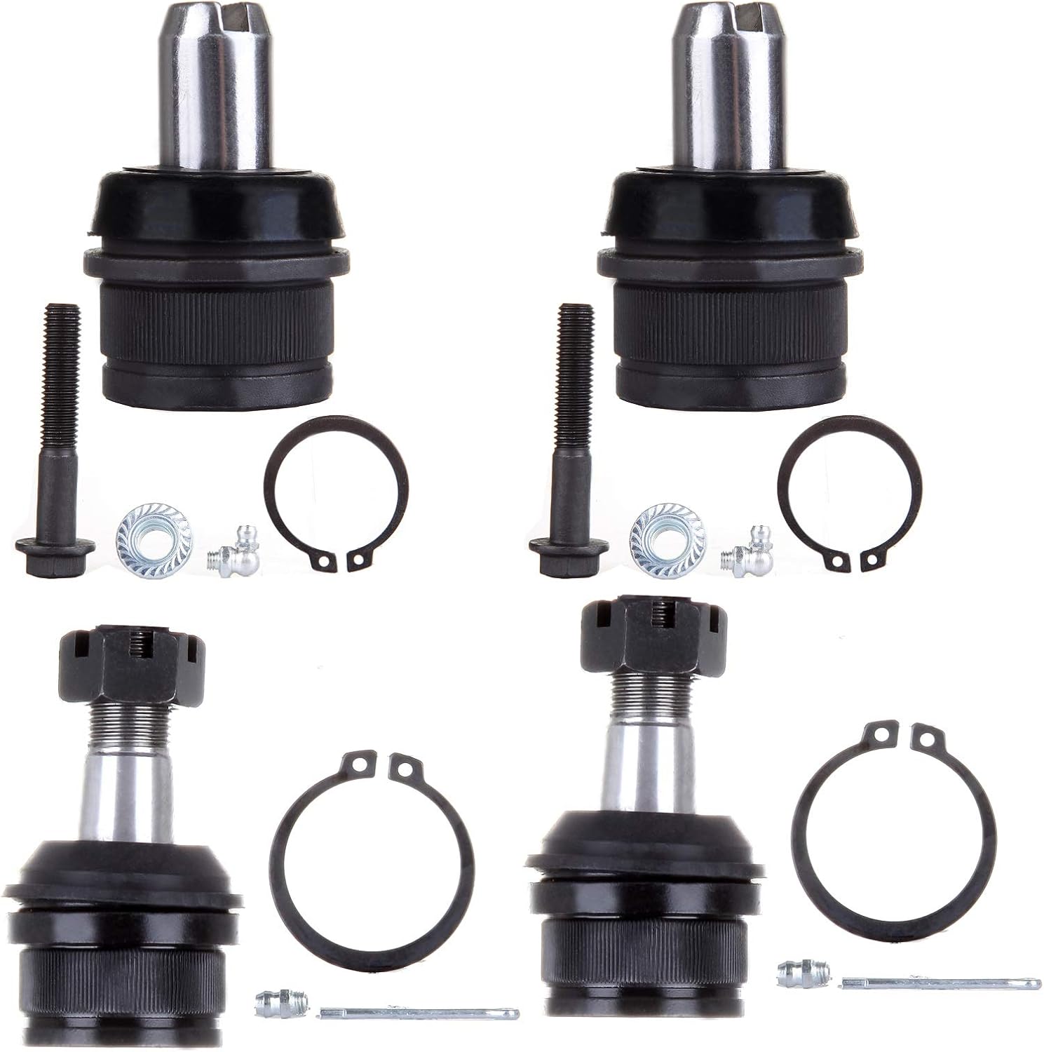 ECCPP 4pcs K8432T K8431T Suspension Kit - 1987 1988 1989 1990 1991 1992 1993 1994 1995 1996 For Ford for F-150 - Upper Ball Joints Lower Ball Joints