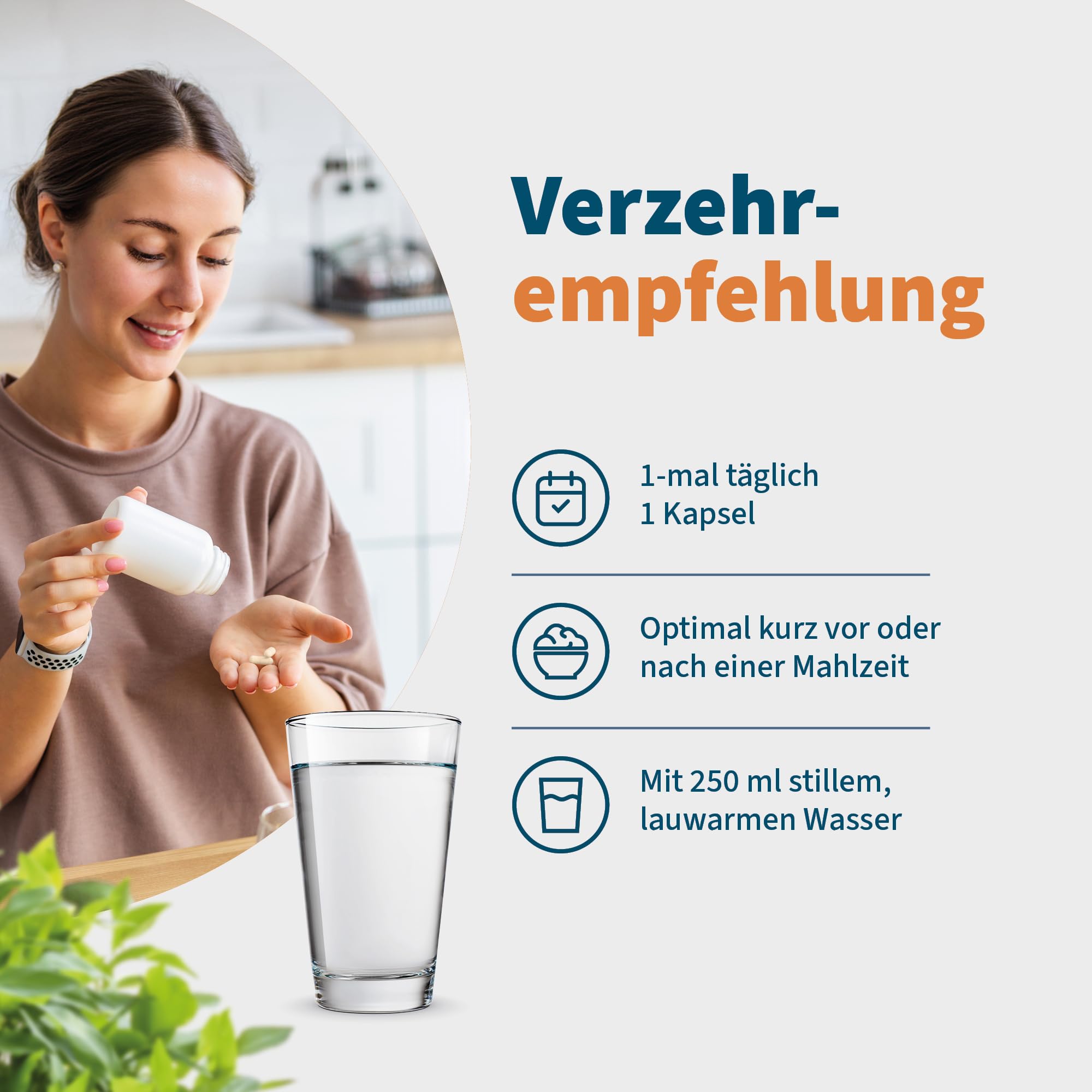 NatuGena BactoGena 21+2, hochdosierte Darmbakterien-Mischung mit 23 Stämmen, Milchsäure- und Bifidobakterien, 90 mg BIO-Akazienfasern pro Tagesdosis, 90 Kapseln (90 Tage Packung)