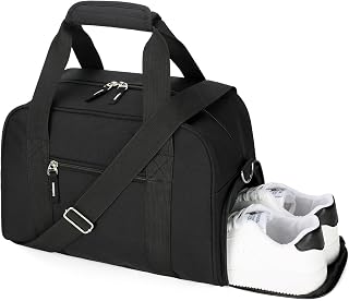 Searock 14 inch Small Gym Bag with Shoe Compartment