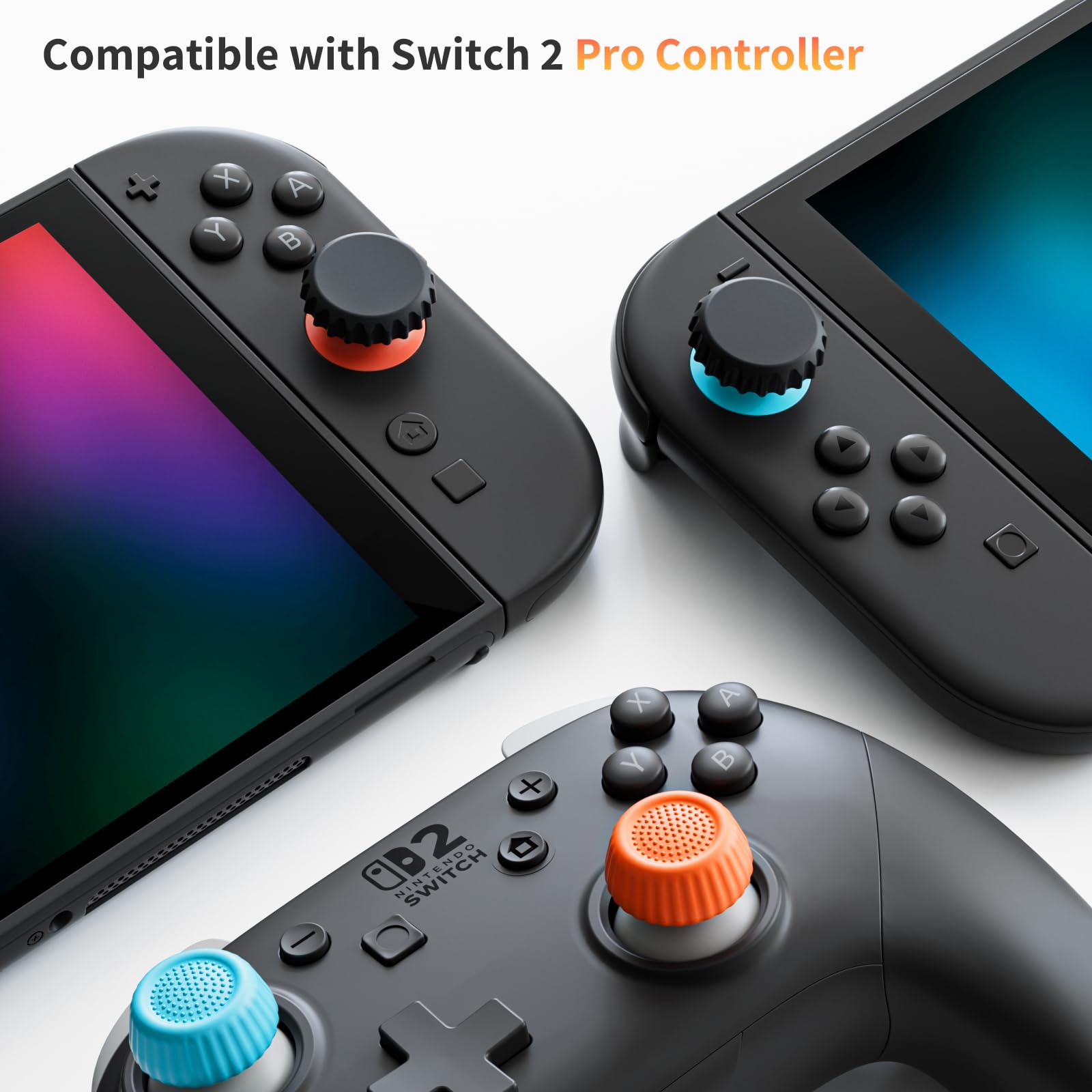 Amazon.com: COOWPS Switch 2 Thumb Grips for Nintendo Switch 2 Joy