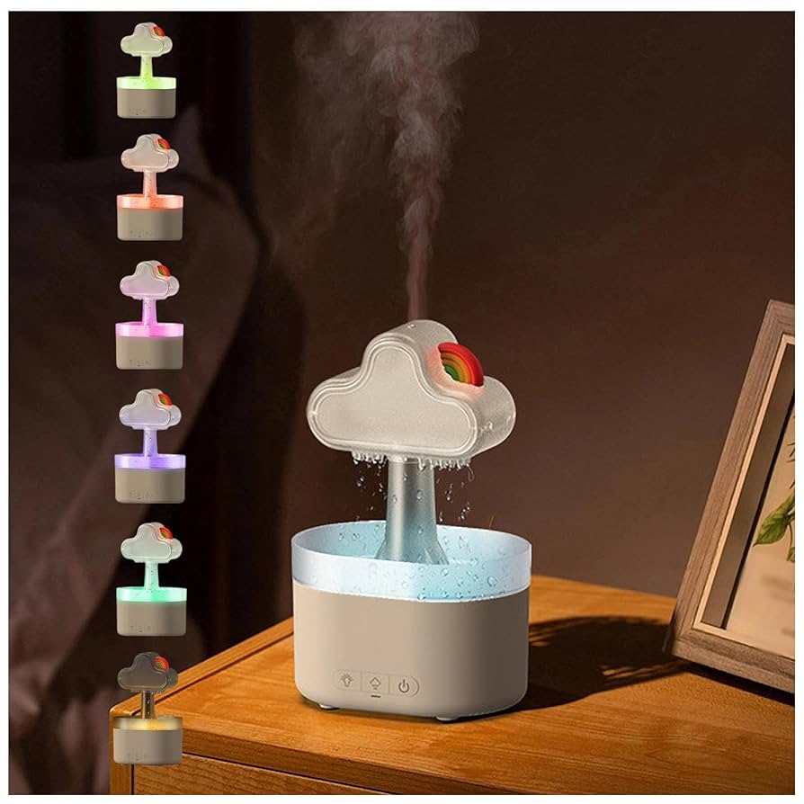 Amazon.co.jp: クラウドミスト加湿器, ディフューザー 7色LED