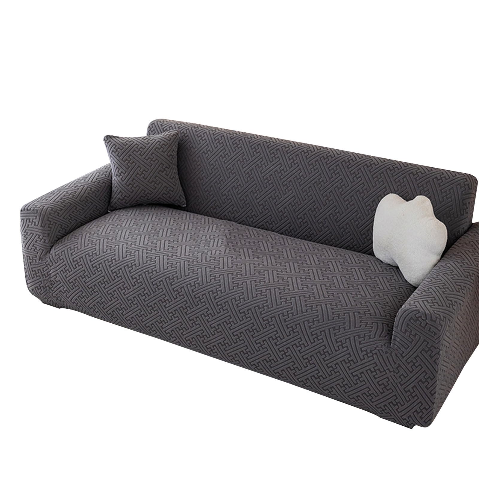 Mllepjdh Velvets Double Seats Sofa Covers with Armrest Armchair Slipcover for Living Area and Easy Cleaning Furniture Protectors