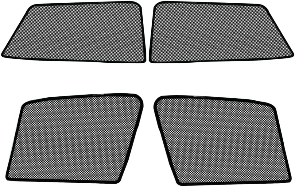BWEN Magnetic Car Window Sunshade for 2020-2025 Nissan Sentra Side Window Shade with Breathable Mesh Protection from Heat and Sun Rays for Sleeping Camping - 4 Pack