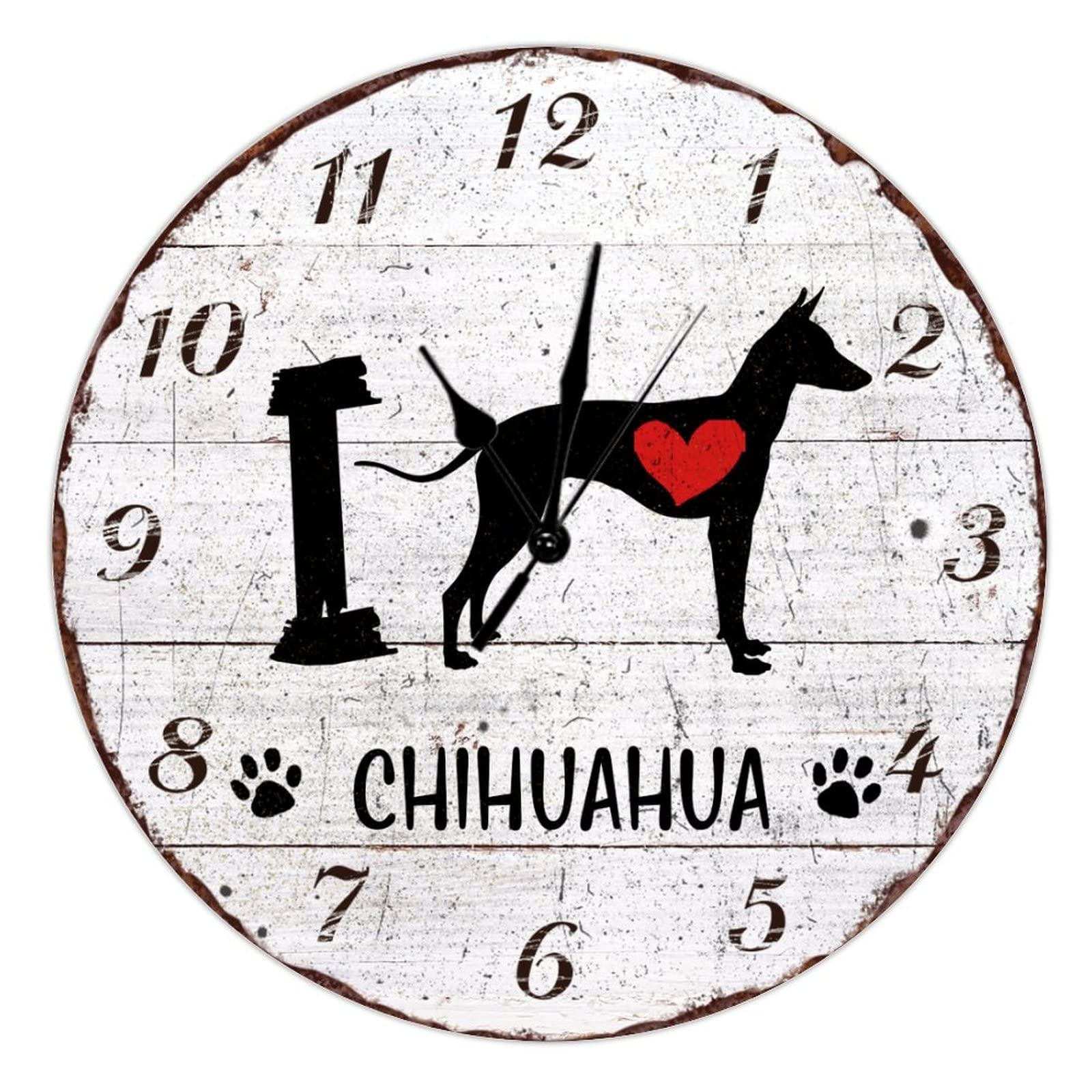 Horloge murale en bois silencieuse sans tic-tac 38cm pour un sommeil paisible