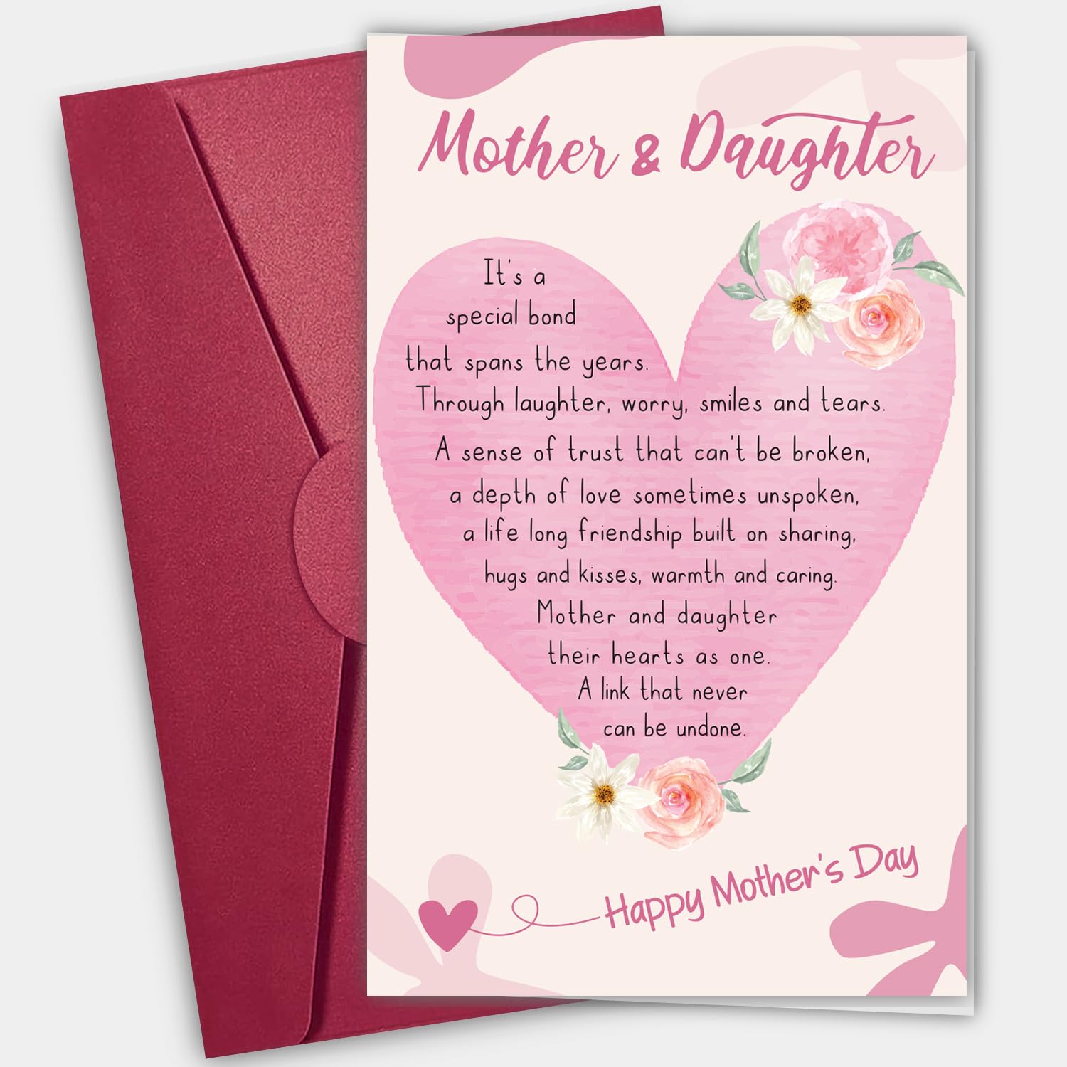 Photo 1 of **3 CARDS**NewEleven Mother's Day Card, Mother Daughter Gift, Gifts For Mom From Daughter - Unique Mom Gift For Mother's Day, Heartfelt Message To Moms - Greeting Card