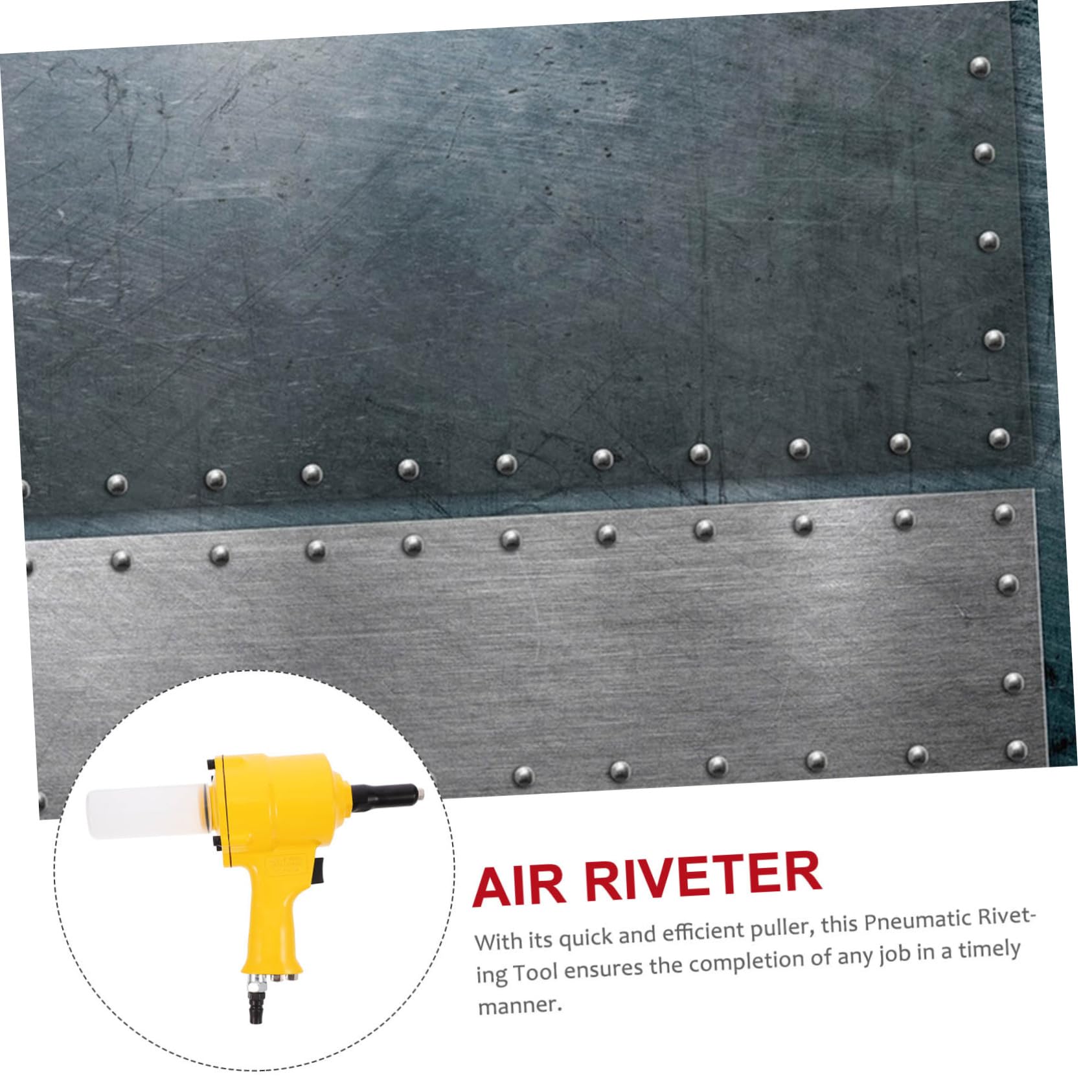 Cabilock Remachadora Inserción Rápida Industrial Neumática de Dos Garras de Tuercas Diseño Ligero en Aleación de Aluminio y Plástico