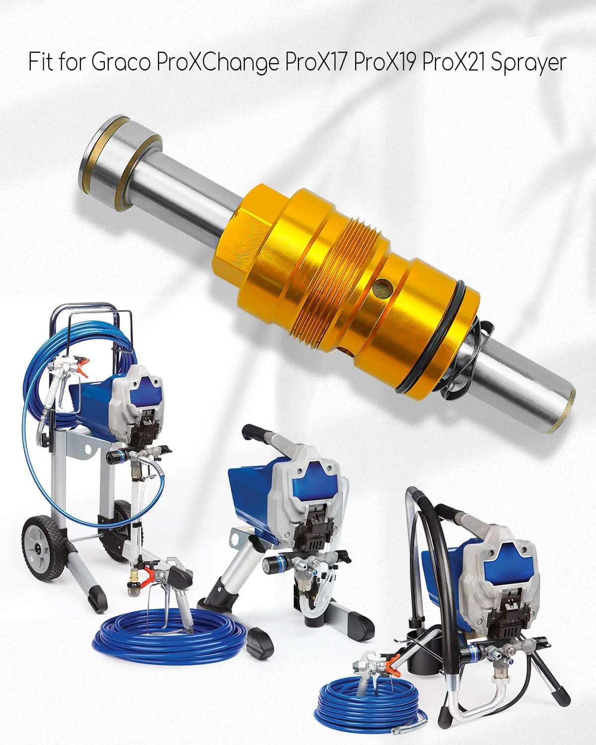 Pulvérisateur De Peinture électrique De Rechange 24Y472 Pour Pulvérisateur Graco ProXChange ProX17 ProX19 ProX21, Pompe à Piston électrique Sans Air En Alliage D'acier