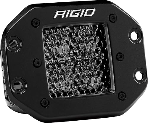Miniatura 2 de RIGID 212513BLK Serie D PRO SPOT DIFFUSED MIDNIGHT FLUSH Luces LED (juego de 2 luces LED), 212513BLK
