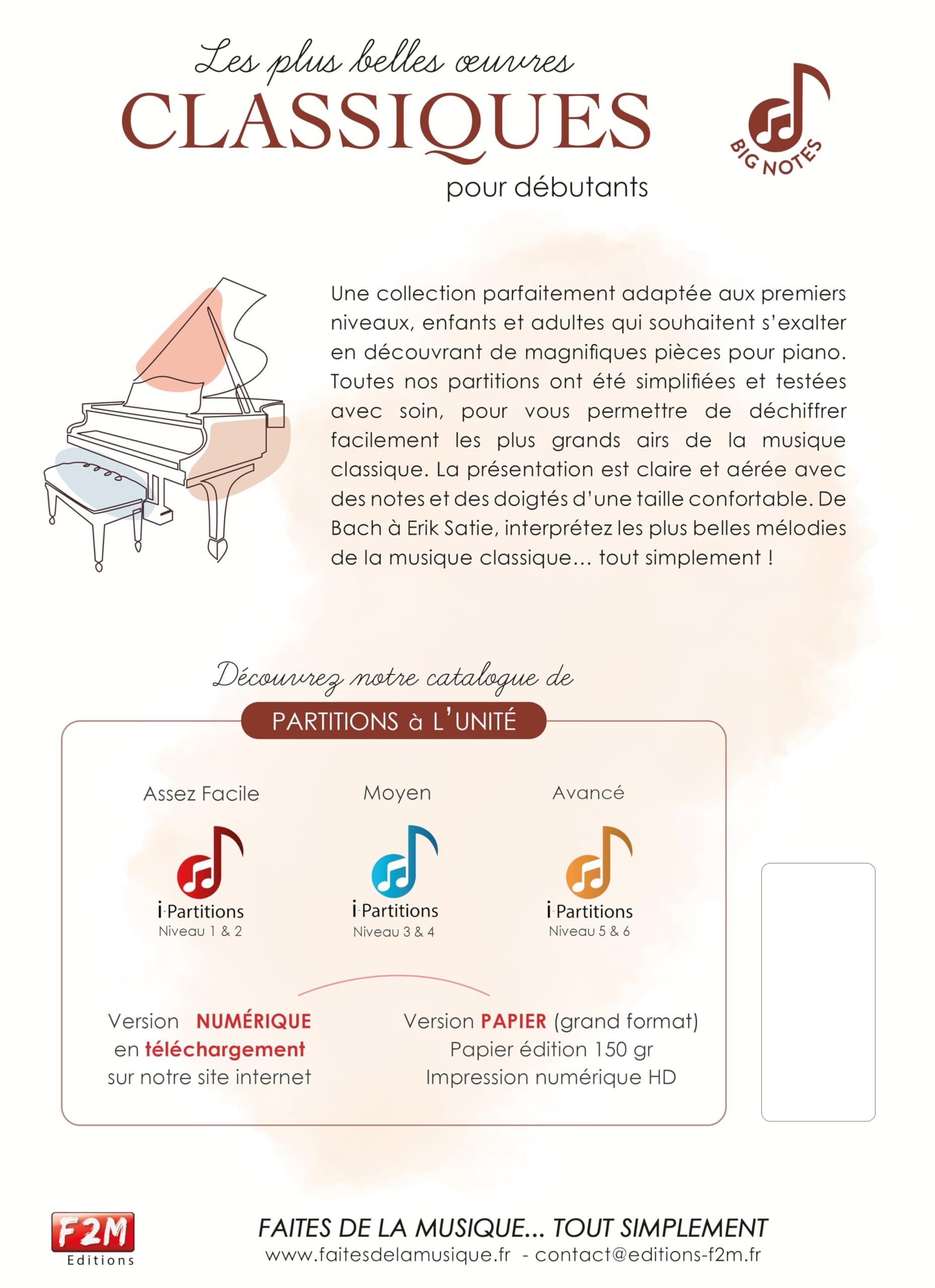 LES PLUS BELLES OEUVRES CLASSIQUES POUR DÉBUTANTS - VOL 1