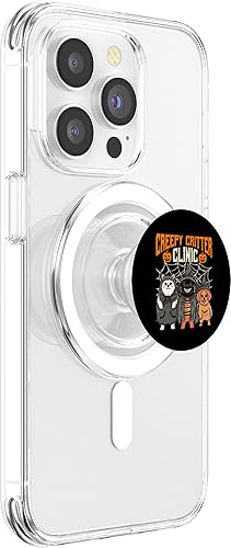 Miniatura 9 de Vet Tech - Clínica de criaturas espeluznantes veterinarias para Halloween, PopSockets estándar PopGrip