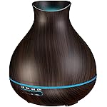 BZseed Aromatherapy Essential Oil Diffuser, 550ml Ultrasonic Fragrant Oil Large Room Humidifier, Diffusers for Home with Timer and Waterless Auto-Off, 7 Color LED Lights,Cool Mist Humidifiers