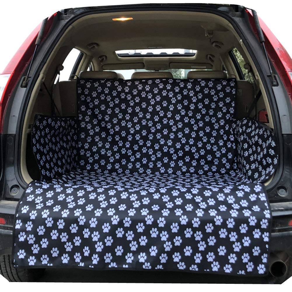 HONCENMAX Dog Vehicle Cargo Liner Cover Pet Seat Cover Bed Floor Mat Nonslip Waterproof Universal for Car SUV Truck Jeeps Vans