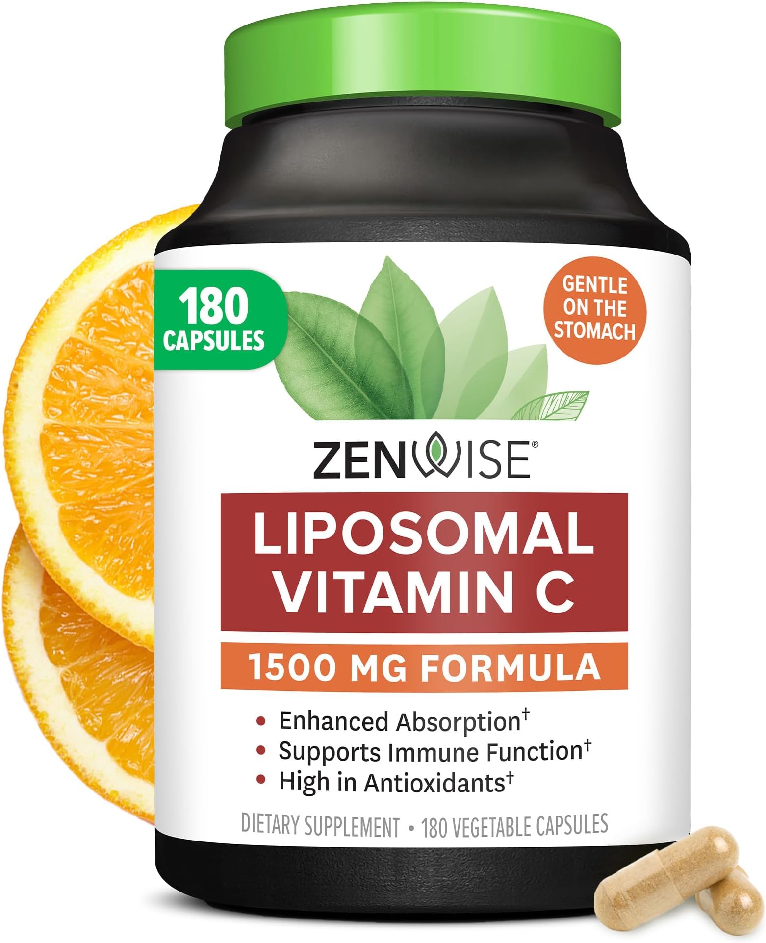 Liposomal Vitamin C With Quali-C 1500Mg. 180 Vegetarian 176949
