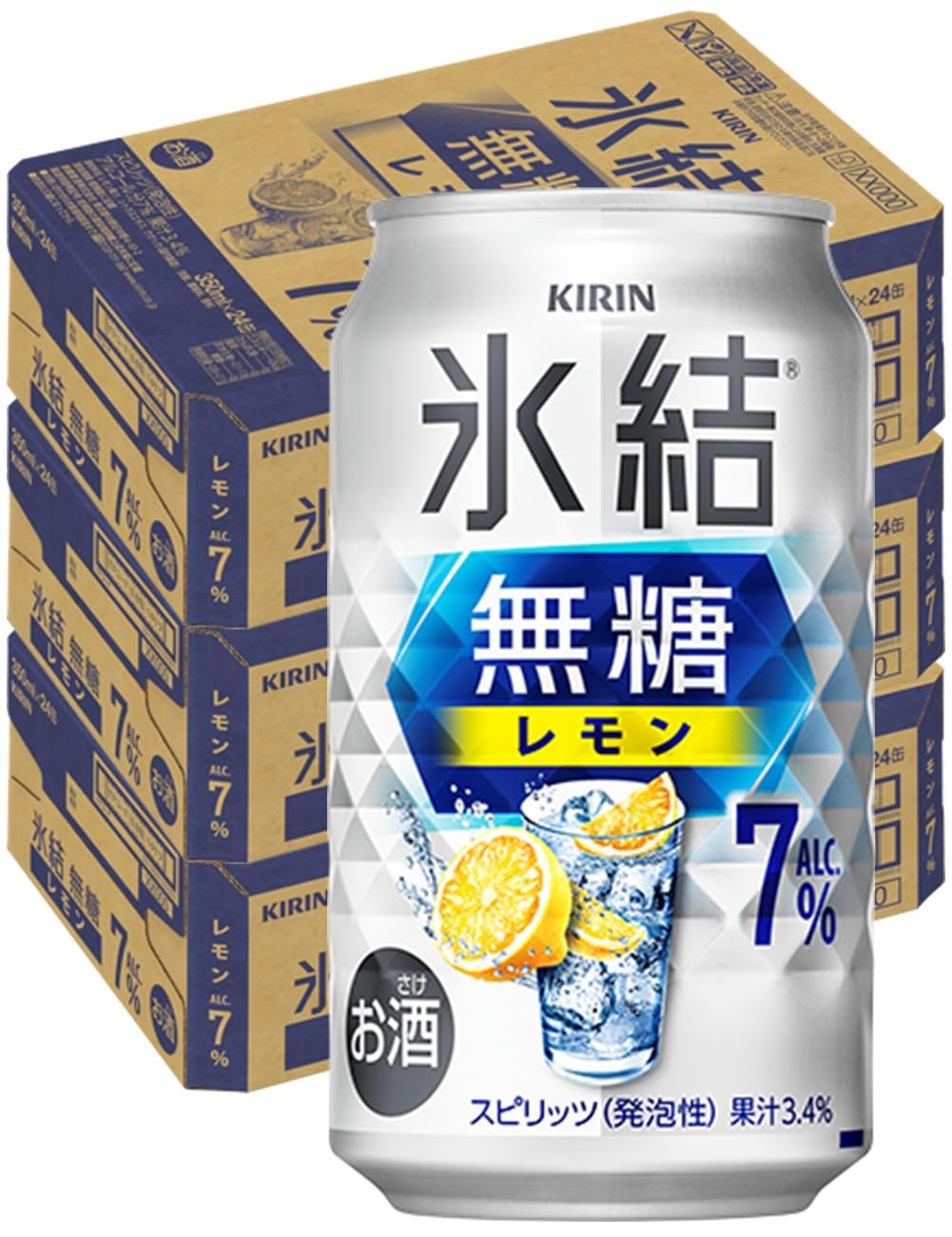 KIRIN 氷結 無糖 レモン 350ml　7% 62本セット Amazon.co.jp: 氷結無糖 レモン Alc.7% 350ml 72本 レモンサワー