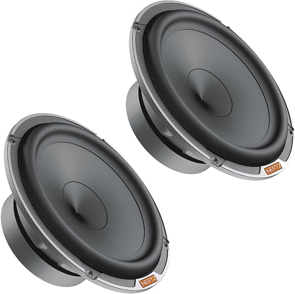 HERTZ Un Par de MP-165P3 Millie Pro 6.5" Woofers de Medios/Graves de Componentes de 3 Ohm