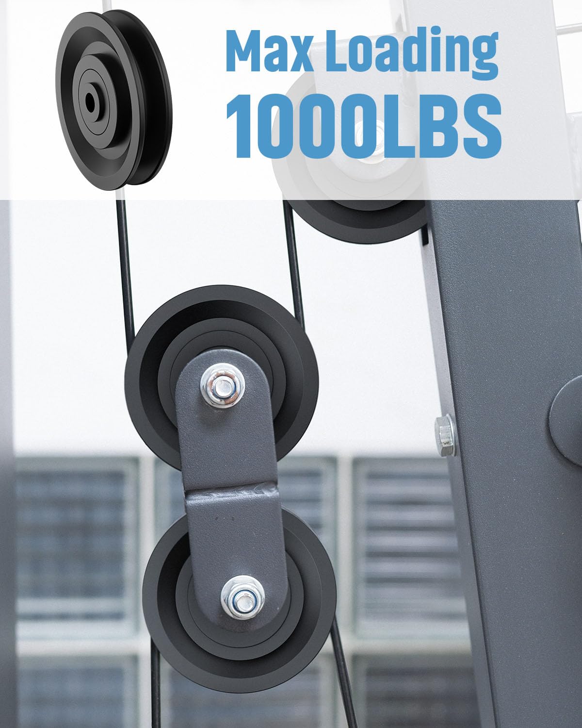 Amazon.co.jp: 90mm/3.5インチ ナイロンベアリングプーリーホイール