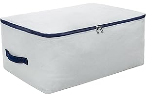 100% Natural Canvas Cotton Jumbo Storage Bags for Comforters, Blankets, and Duvets