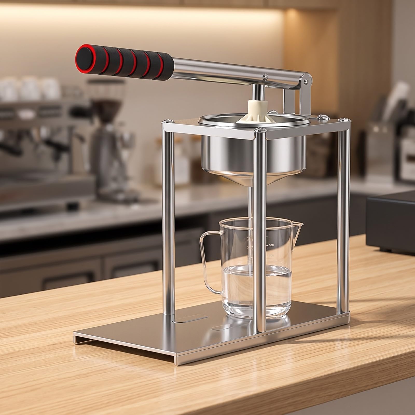Amagogo Spremiagrumi a Leva Antiscivolo Utensile Base Rettangolare Stabile, Robusto, Spremifrutta, per Bar, Chiosco, professionisti del bar, Testa A Punta