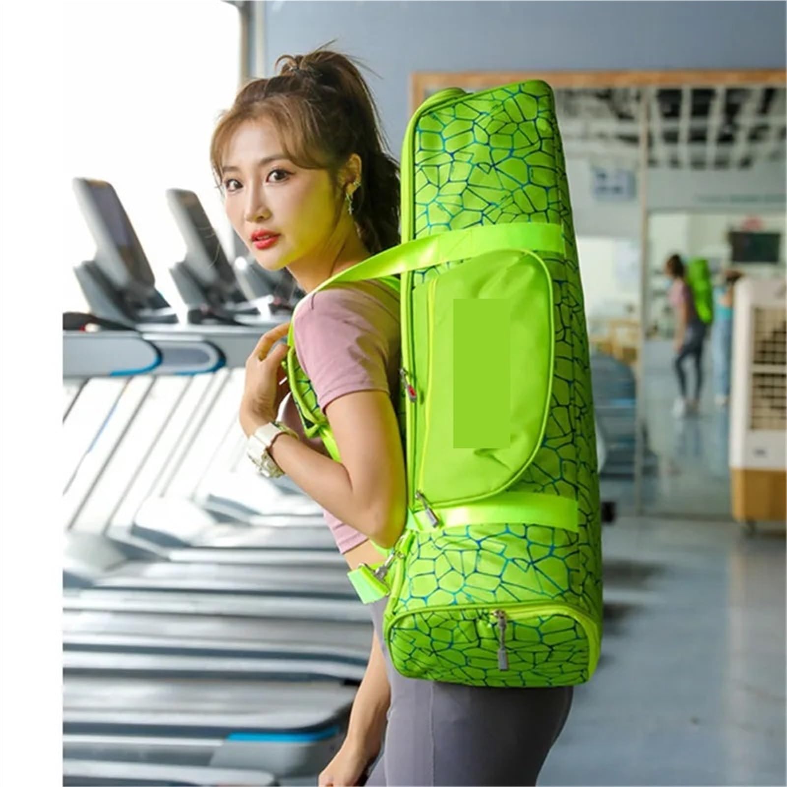 Borsa da Yoga Pacchetto Portatile Custodia for Tappetino for Pilates Borsa Sportiva Multifunzionale di Grande capacità