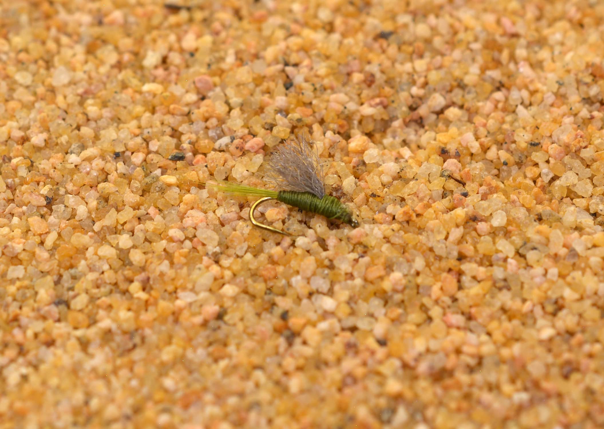 RS2 Olive Emerger Midge Nymph Fly - 12 Flies