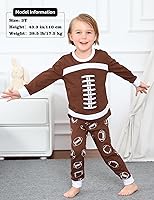 Vista 2 de A&J DESIGN 100% Cotton Sport Theme Kids Pajamas Set for 2-14 Years