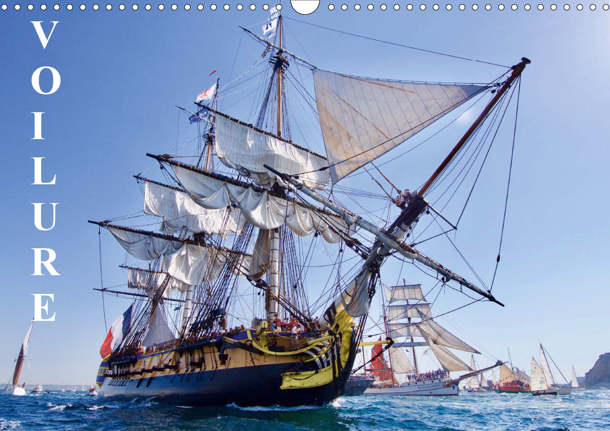 Calendrier mural 2020 voiliers Brest DIN A3 photo maritime