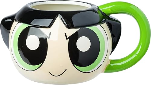 Vista 9 de Silver Buffalo Friends Central Perk Cafetera de Café Taza de Cerámica Esculpida en 3D, 20 Onzas Alice In Wonderland,Alicia en el país