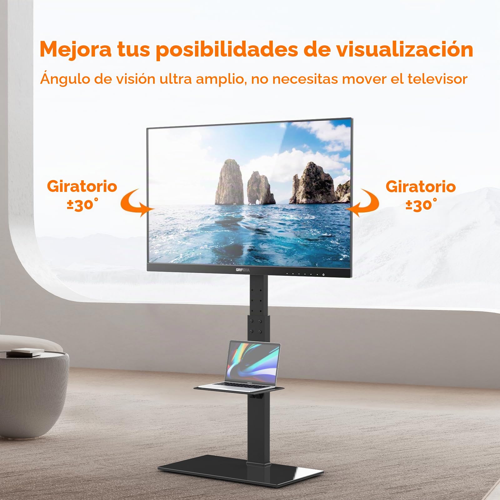GRIFEMA Soporte TV de pie Universal hasta 85 Pulgadas