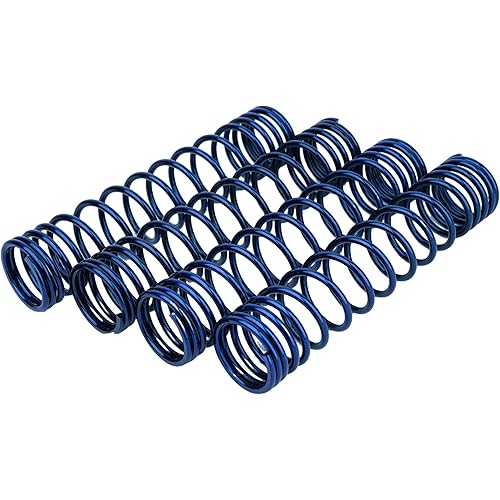 Racing Upgrade Parts Stronger Shock Springs Wire Dia 3.15mm for Traxxas X-MAXX 1/5 8S 5 Colors (Blue)