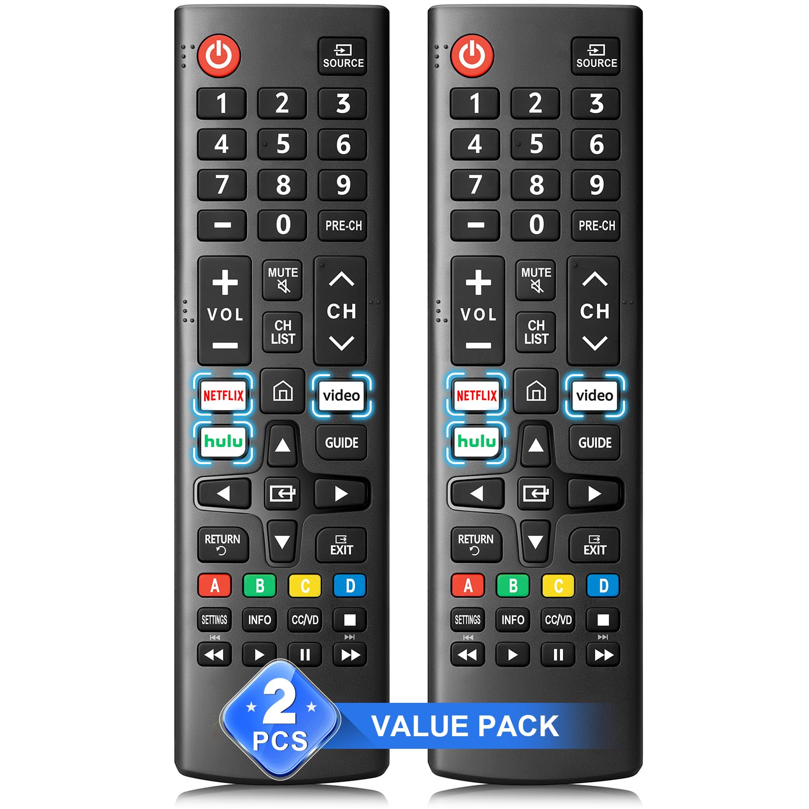 (Pack of 2) Replacement Remote Control Compatible for Roku TV,for TCL Roku/for Hisense Roku/for Onn Roku(Not for Roku Stick,Box and Players) — Amazon image 9